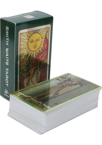 Kehanet Kartları Vintage Tarot Kartları Destesi Ingilizce Dil Etkileşimli Tahta Oyunu (Yurt Dışından)