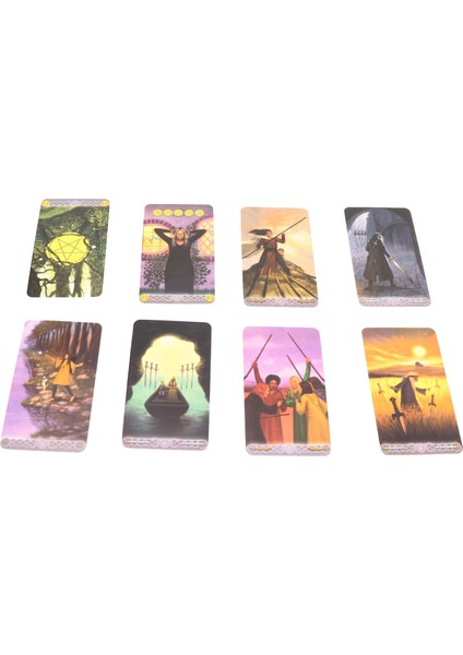 Tarot Kehanet Kartları Aile Etkileşimli Tahta Oyunu Bakır Baskı Kağıdı Oyun Kartlarıtarot Kartı (Yurt Dışından)