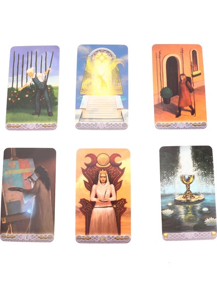 Tarot Kehanet Kartları Aile Etkileşimli Tahta Oyunu Bakır Baskı Kağıdı Oyun Kartlarıtarot Kartı (Yurt Dışından)