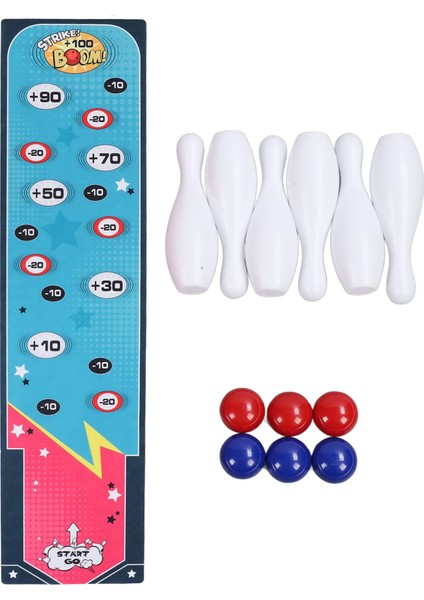 Çocuk Masa Oyunları Etkileşimli Eğitici Masa Üstü Curling Strateji Oyunu Çocuklar ve Yetişkinler Için Eğlenceli Aile Oyunları Bowling Topu (Yurt Dışından)