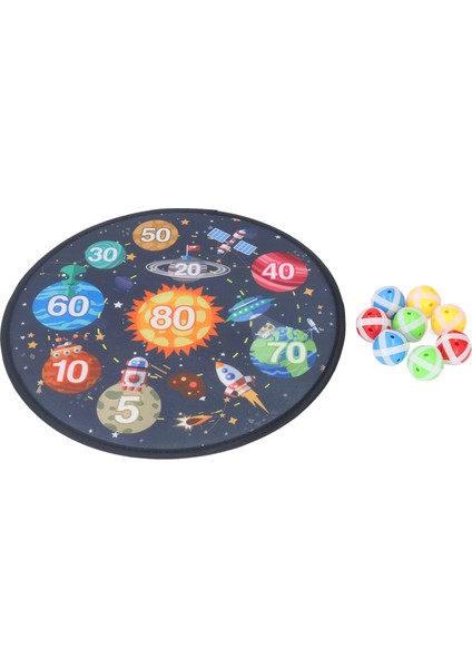 Astral Kids Dart Tahtası Oyunu Komik Ebeveyn Çocuk Etkileşimi Planet Dart Tahtası Yapışkan Top ile Iç Mekan Dış Mekan Için (Yurt Dışından)