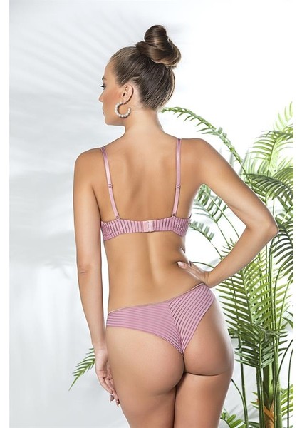 Dekolte Sütyen ve String Takım Pembe (MGP31772) fiyatları