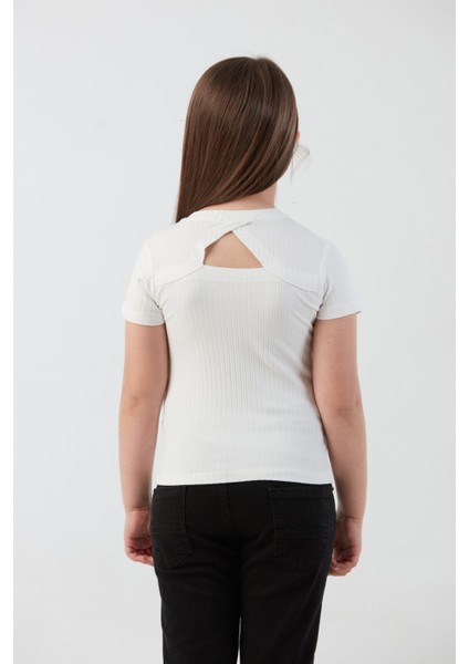 Fitilli Girl Power Baskılı Kız Çocuk Bluz fırsatları