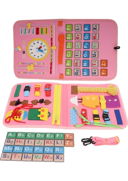 Montessori Duyusal Oyuncak Okul Öncesi Yürümeye Başlayan Çocuk Aktiviteleri Çocuklar Için Eğitici Temel Beceriler Panosu