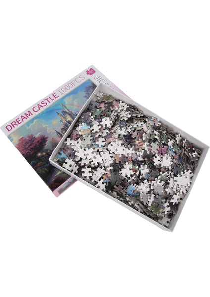 1000 Adet 75 x 50 cm Yapboz Eğitici Çocuk Yetişkin Oyuncak Resim Montajlı Oyuncak Hediye Rüya Kalesi (Yurt Dışından) fiyatları