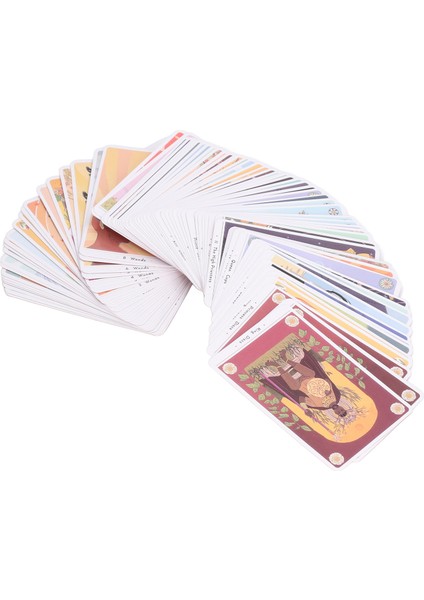 78 Parça Gerçek Kalp Sezgisel Tarot Klasik Bireysel Koçluk Kişisel Gelişim Tarot Kartları Destesi (Yurt Dışından)