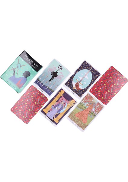 78 Parça Gerçek Kalp Sezgisel Tarot Klasik Bireysel Koçluk Kişisel Gelişim Tarot Kartları Destesi (Yurt Dışından)