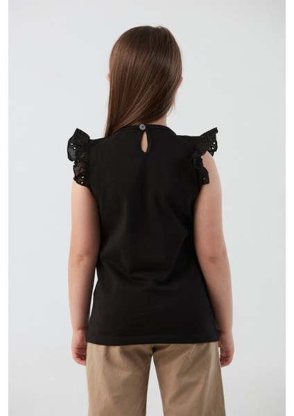 Nakışlı F Harf Armalı Kız Çocuk Bluz fırsatları