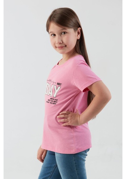 %100 Pamuk Today Baskılı Kız Çocuk Tişört fiyatları