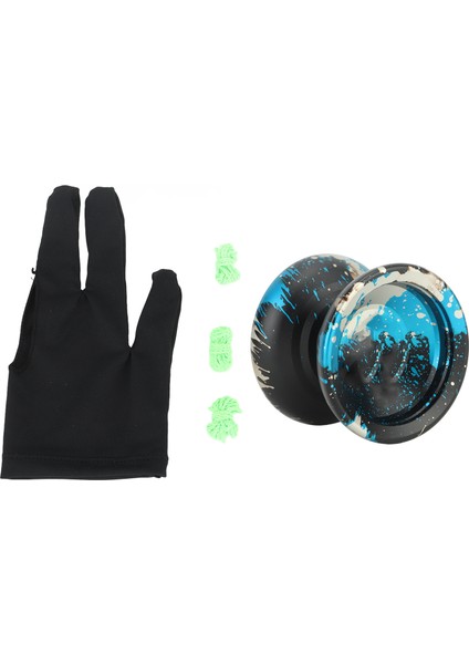 Profesyonel Tepkisiz Yoyo Topu Dengeli Ağırlık Sabit Dönüş Alaşımlı Yoyo Topu Tip 2 (Yurt Dışından)