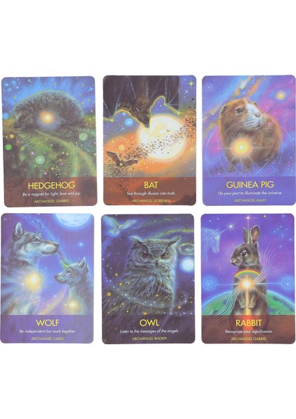Ingilizce Tarot Kartı Hayvan Deseni Gelecek Anlatımı Kehanet Tarot Destesi Masa Oyunu Tatil Partisi Için (Yurt Dışından)
