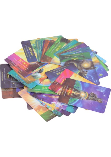 Ingilizce Tarot Kartı Hayvan Deseni Gelecek Anlatımı Kehanet Tarot Destesi Masa Oyunu Tatil Partisi Için (Yurt Dışından)