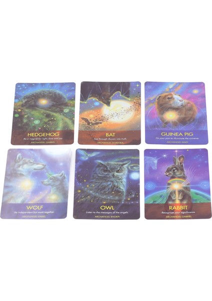 Ingilizce Tarot Kartı Hayvan Deseni Gelecek Anlatımı Kehanet Tarot Destesi Masa Oyunu Tatil Partisi Için (Yurt Dışından)