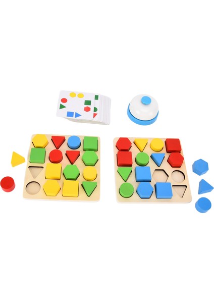 Geometrik Bulmaca Oyuncak Eğitici Etkileşimli Bloklar Bulmaca Zeka Oyunları Bilişsel Oyuncak