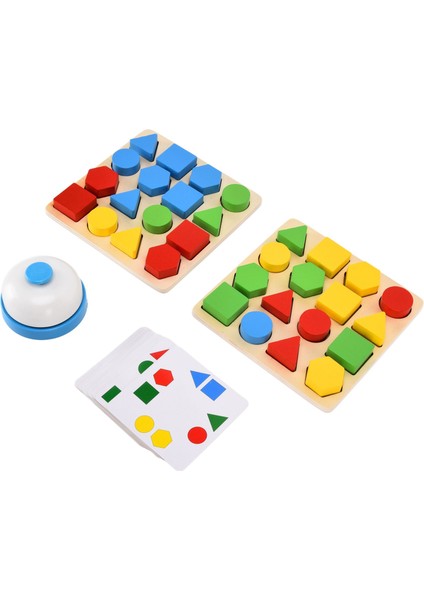 Geometrik Bulmaca Oyuncak Eğitici Etkileşimli Bloklar Bulmaca Zeka Oyunları Bilişsel Oyuncak