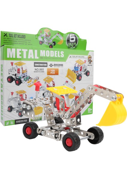 Kendin Yap Montaj Yapı Taşları Metal Mühendislik Arabası Çocuklar Için Eğitici Oyuncak MODEL865 (Yurt Dışından)