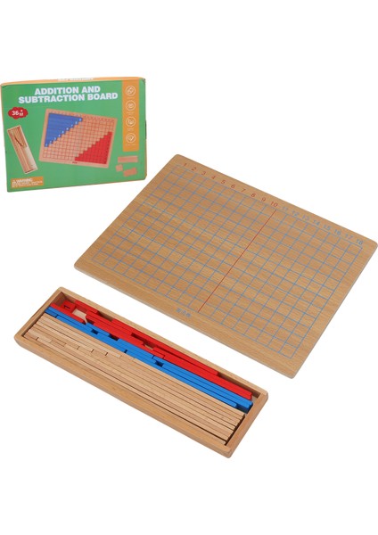 Ahşap Sayısal Toplama ve Çıkarma Tahtası Matematik Oyuncakları Çocuklar Için Eğitici Oyuncak (Yurt Dışından)