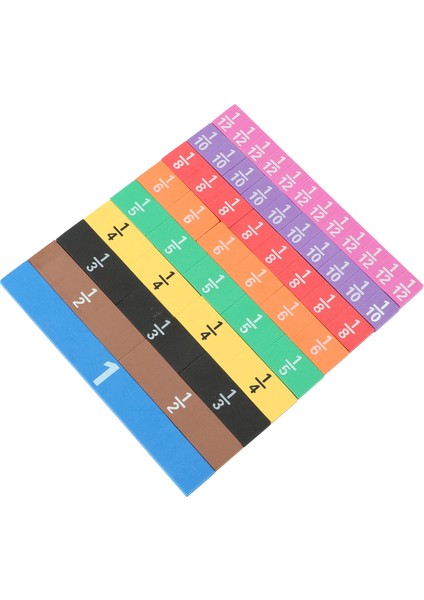51 Adet Manyetik Kesir Fayansları Öğretim Kaynakları Beyin Eğitimi Reçine Matematik Manipülatifleri Seti Çocuklar Için