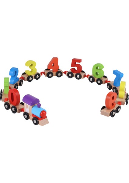 Komik Ahşap Bebek Çocuk Oyuncak Treni Erken Öğrenme Eğitici Oyuncaklar Çocuklar Noel