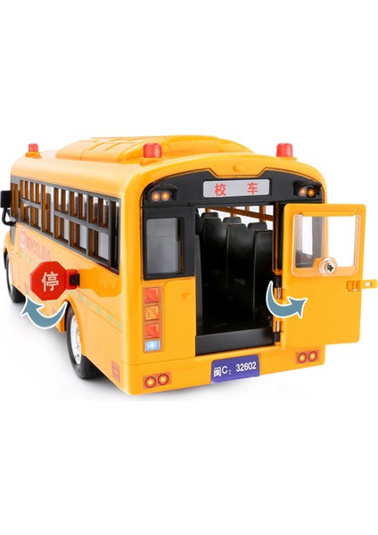 Eğitici Erken Öğrenme Okul Otobüsü Oyuncakları Düşmeye Dayanıklı Ses Işık Simülasyon Eylemsizlik Okul Otobüsü Model Oyuncakları (Yurt Dışından)