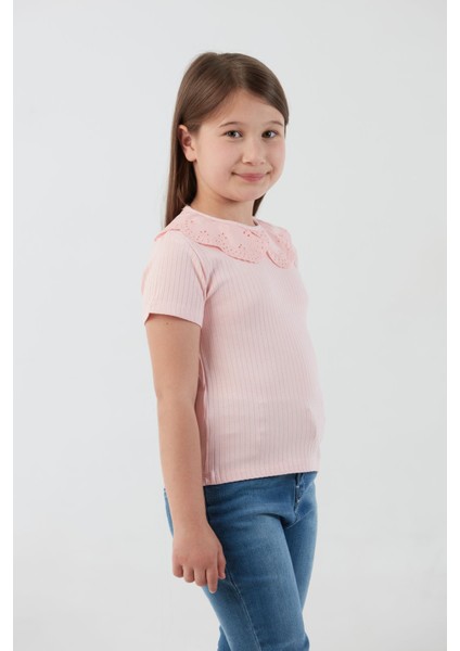 Bebe Yaka Fitilli Kız Çocuk Tişört fiyatları