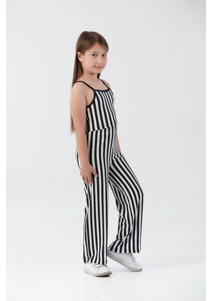 Çizgili Crop Kız Çocuk Takım modelleri