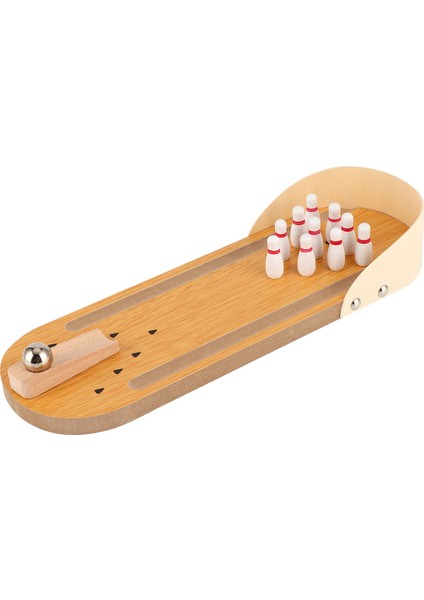 Ahşap Çocuk Bowling Oyuncak Masaüstü Ebeveynçocuk Etkileşimli Mini Bowling Oyuncak Oyunu (Mini Bowling Oyuncağı) (Yurt Dışından)