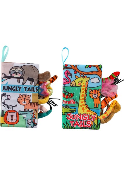 Adet Zürafa Rakun Tipi Bebek Hayvan Bez Kitap Seti Ilginç Yumuşak Bebek Bulmaca Oyuncak Kitabı Ev Için fırsatları