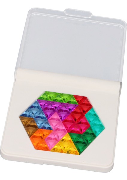 Tangram Bulmaca Çocuklar Plastik Yapboz Tahta Oyunu Mantıksal Düşünme Eğitimi Ebeveyn Çocuk Etkileşimi Eğitici Oyuncak Altıgen (Yurt Dışından)