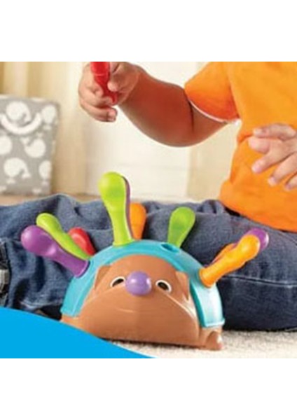 Ince Motor Kirpi Oyuncağı Eğitici Erken Öğrenme Zengin Renk Beceri Geliştirme Kavrama Eğitimi Fidget Duyusal Oyuncak