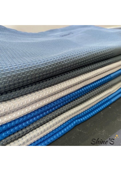Shines Fabrika Satış Mağazası Shine's 12'li Mikrofiber Temizlik Bezi, Banyo, Mutfak, Cam, Araba ve Tüm Yüzeyler (40X60 cm