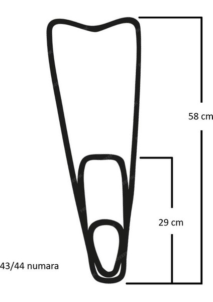 Yüzücü Paleti Bermuda Mavi Çantalı - 43-44 - B577 (Lisinya)