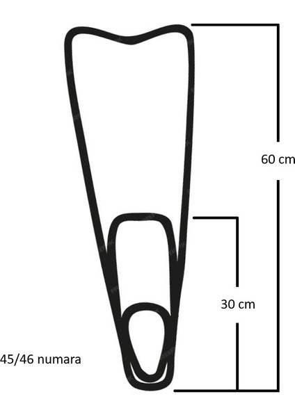 Yüzücü Paleti Bermuda Mavi Çantalı - 45-46 - B578 (Lisinya)