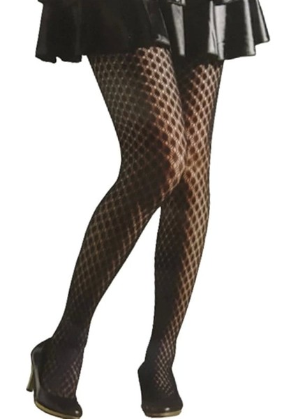 Vog Jakarlı Desenli Külotlu 8535 Siyah S-M