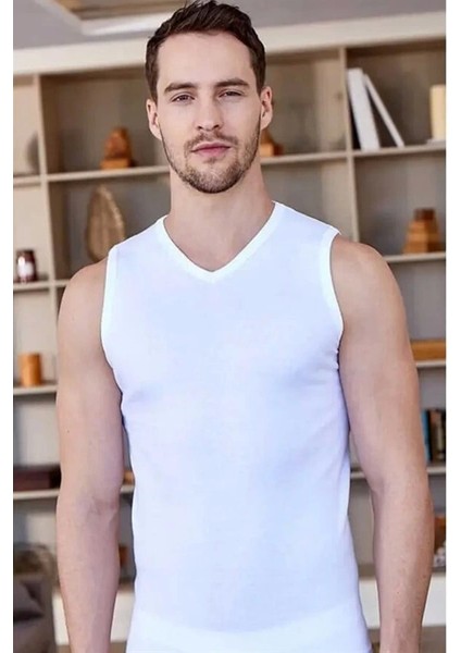 Ribana Erkek V Yaka Kolsuz Badi 1028