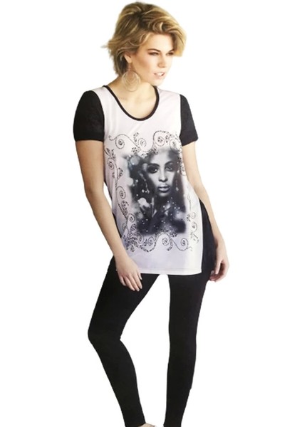 Berrak Kadın Taşlı Tayt Takım 2673