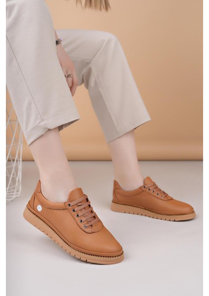 D25YA-705 Kadın Deri Casual Ayakkabı