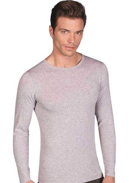 Berrak Erkek Likralı Süprem Uzun Kol Bisiklet Yaka Badi 1025