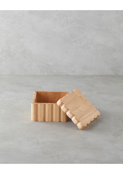Morro Dekoratif Kutu 15,5X15,5X10 cm Açık Kahverengi