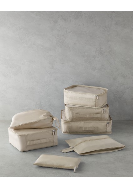 Eterna Organizer 6’lı Set Bej