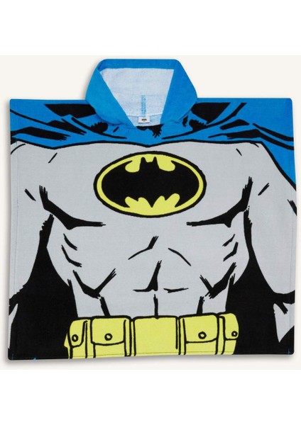 Erkek Çocuk Batman Pamuklu Panço Havlu Z9578A625SM