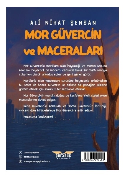 Mor Güvercin ve Maceraları- Ali Nihat Şensan- Perseus Yayınevi fiyatları