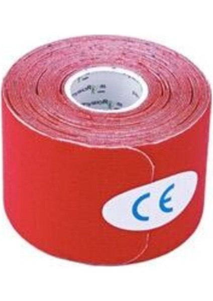 Tape Kinesio Bandı 5 Metre x 5 cm Kırmızı