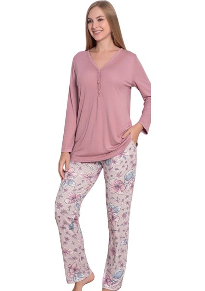 Limissi Desenli Malisa Pijama Takımı 24408