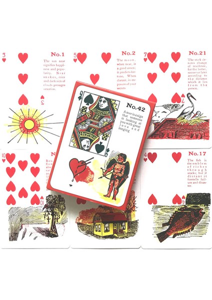 Casanova Tarot Stili Çingene Cadı Tarot Kartı Oracle Kart Eğlence Partisi Kartları Masa Oyunu 55 Kart Tarot ve Çeşitli Tarot Seçenekleri (Yurt Dışından)