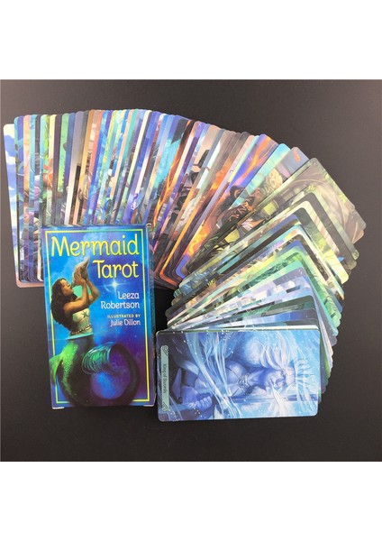 78 Adet TT05 Stili Deniz Kızı Tarot Masa Oyunları Kartları Oyun Kartı Oyunu Eğlence Rehberlik Kehanet Kader Tarot Partisi Tedarik (Yurt Dışından)