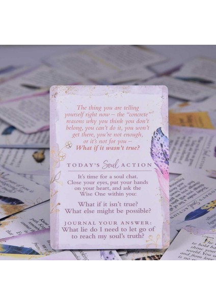Stili Temizle Yeni Soul Truth Kişisel Farkındalık Kartı Destesi Hayatınızı Değiştirecek Günlük Sorular Pdf Rehberi Ile Tarot Oracle Kartları (Yurt Dışından) fırsatları