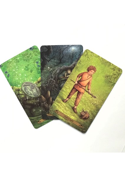Tarot Çanta Stili 78CARD Enchantment Ormanı Tarot Oracle Kartları Kader Kehanet Tahta Oyunu Tarot ve Çeşitli Tarot Seçenekleri Pdf Kılavuzu (Yurt Dışından)