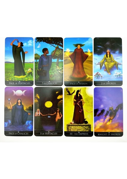 No.88 Stili Lver Büyücülük Tarot Kartları Ingilizce Oracle Kehanet Kader Oyunu Güverte Masa Masa Oyunları Pdf Rehberi ile Oyun Kartı (Yurt Dışından)
