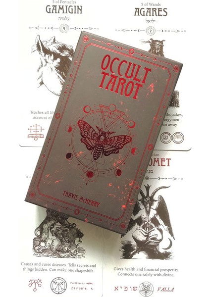 Gizli Tarot Stili 78CARD Crow Tarot Kartları Oracle Kehanet Eğlence Satranç ve Kart Oyunu Tarot ve Tarot Seçiminin Çeşitli Stilleri (Yurt Dışından)